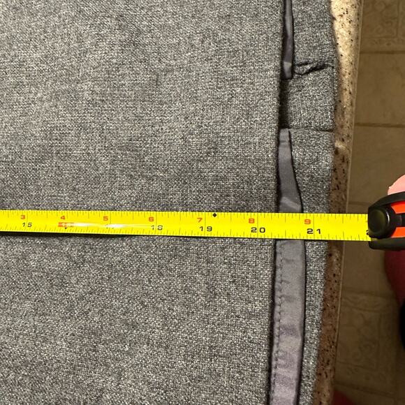 Dalia Collection Size 8 Gray Wool Blend Skirt Modern Fit NWT - Picture 6 of 6